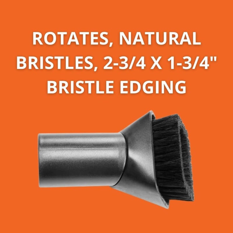 Fein Rotating Dusting Brush for Superior Debris Removal - Efficient Cleaning Attachment for Turbo Wet/Dry Dust Extractors, Natural Bristles, 2-3/4" x 1-3/4" Bristle Edging - 31345076010 - Image 4